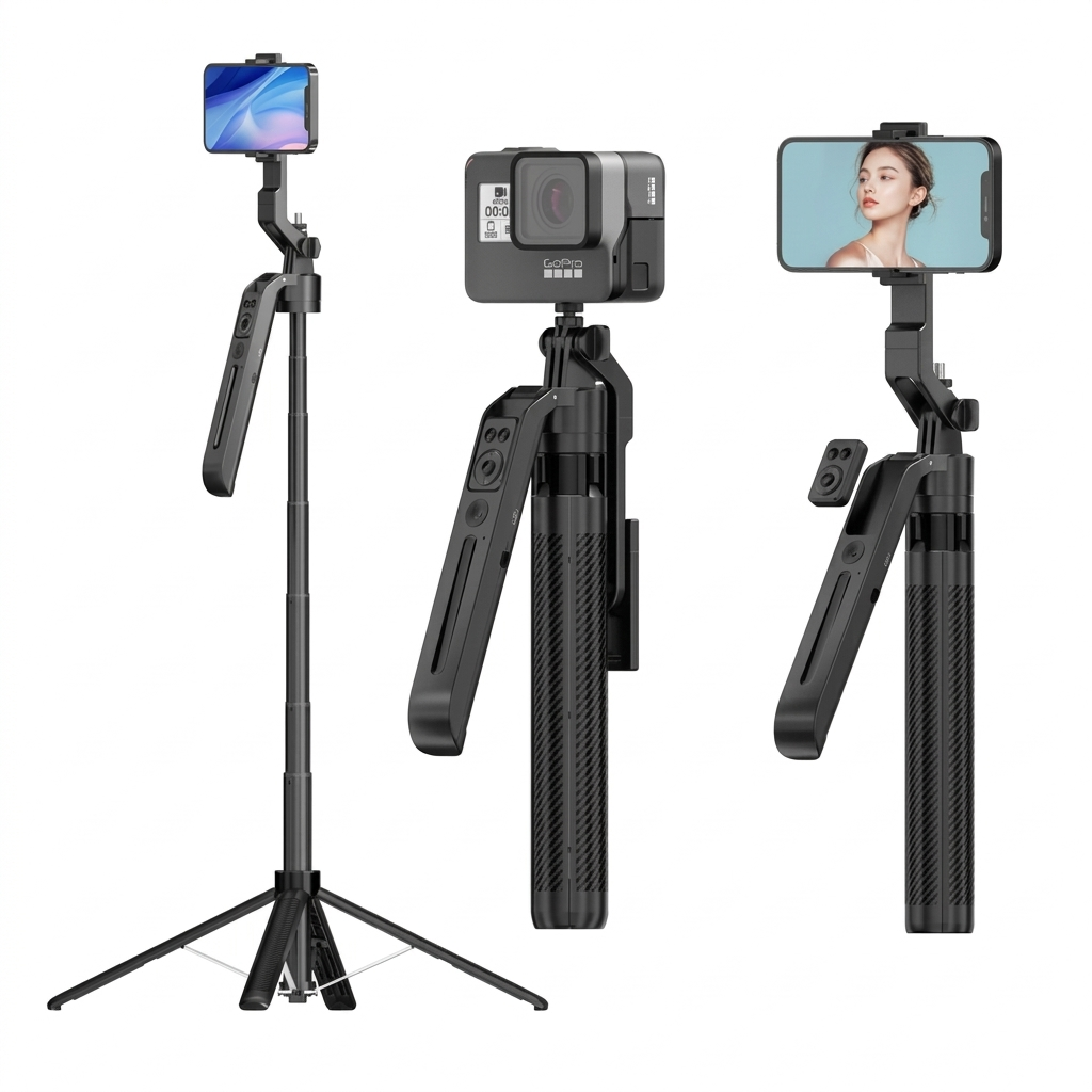سه پایه و دسته نگه دارنده گوشی مدل C12