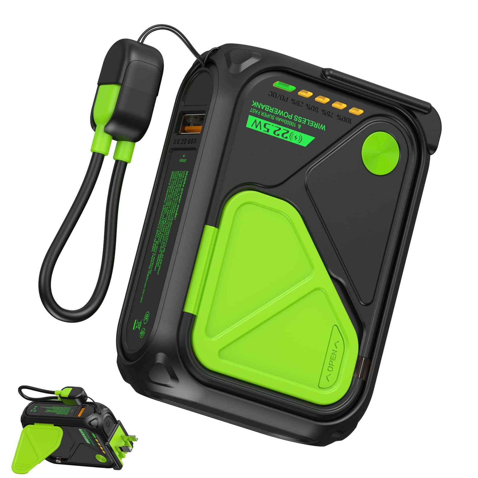 پاوربانک Mimtech مدل M-PB01 ظرفیت 10000 میلی آمپر 22.5W