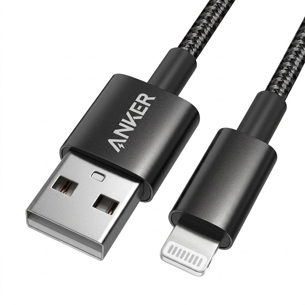 کابل USB-A به Lightning برند انکر مدل PowerLine II