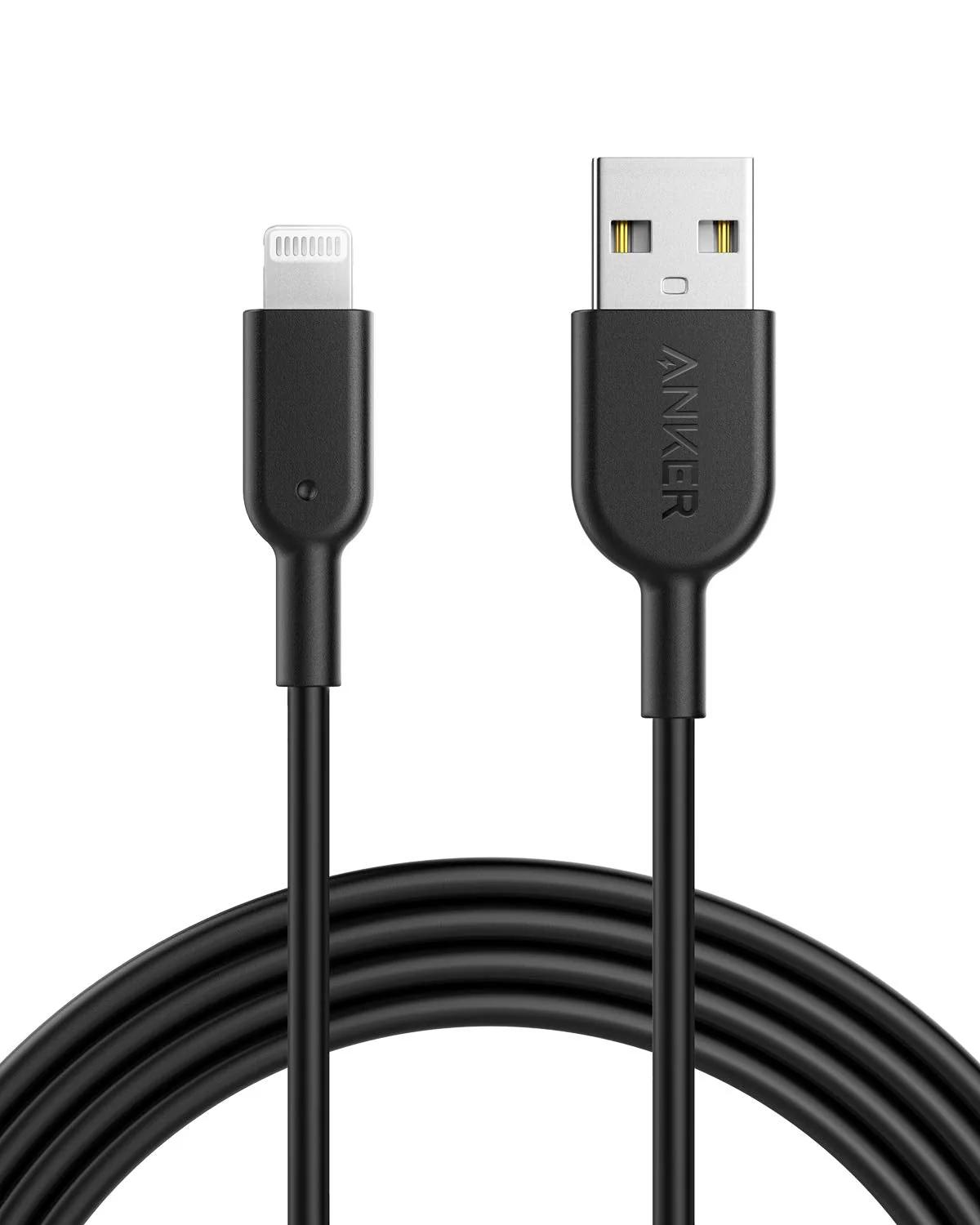 کابل USB-A به Lightning برند انکر مدل PowerLine